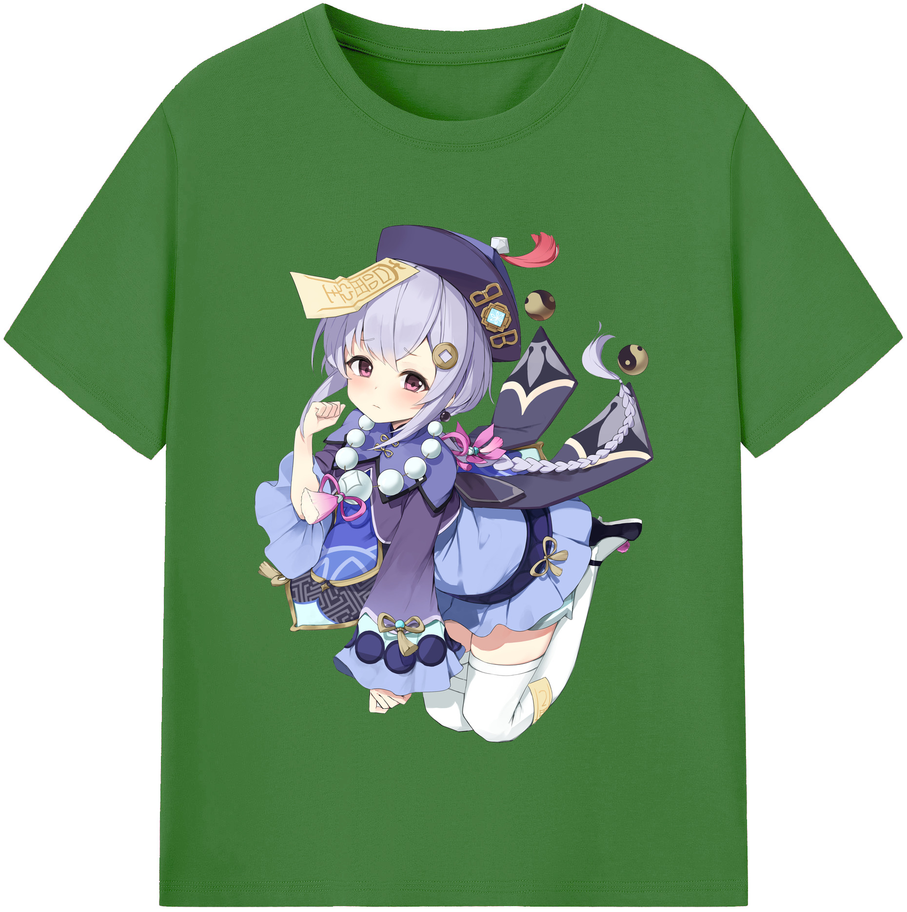 げんし神 七七 なな  genshin Nana レディースカジュアルプリントTシャツ（綿100％）